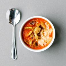 Tomato Artichoke Soup at CafÃ© Patachou: Indiana