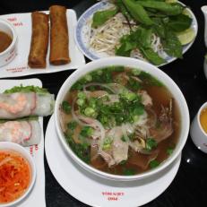 Home to a large Vietnamese population, Oklahoma benefits from herbaceous Vietnamese dishes that use the state's excellent beef. Few dishes showcase the superstar combination better than pho, a noodle soup best enjoyed at Oklahoma City's Pho Lien Hoa. The dish is made with fragrant beef broth, a choice of protein and rice noodles; it's served with a plate of traditional garnishes like lime wedges, basil, bean sprouts, jalapenos and saw leaf.