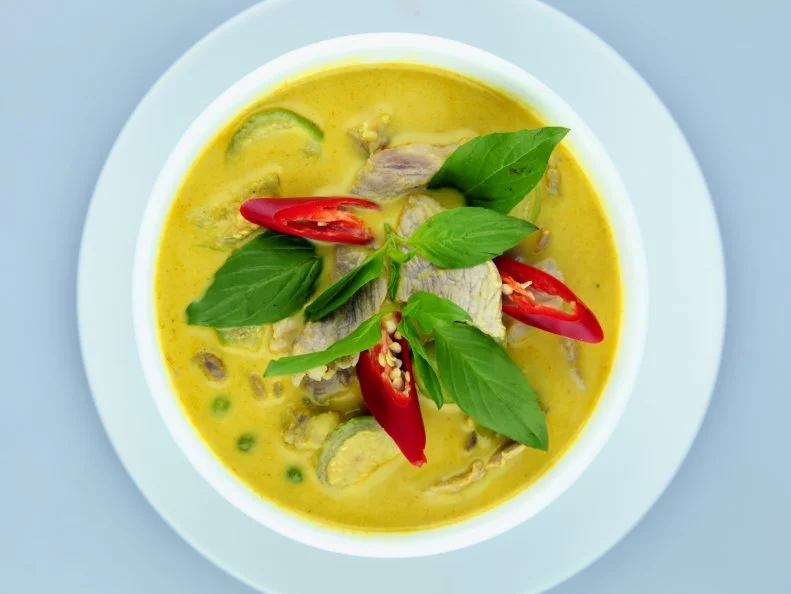 Spicy Thai green curry