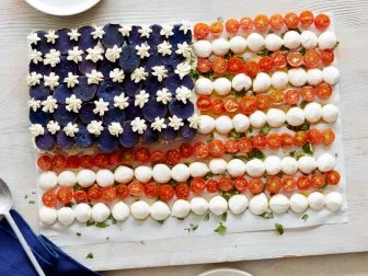 Food Network Kitchen’s American Flag Caprese Salad.