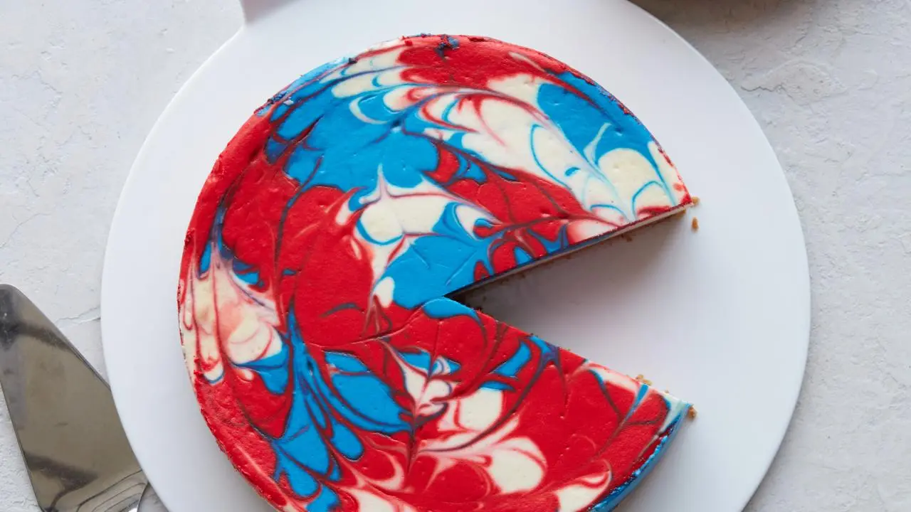 Red, White and Blue Cheesecake