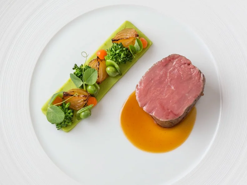 This fine-dining French restaurant makes the most of its perch on the 45th floor of The Ritz-Carlton, Tokyo hotel. Floor-to-ceiling windows overlook the glittering lights of Tokyo’s mind-boggling cityscape. Michelin-starred chef Shintaro Miyazaki’s contemporary cooking is poised and precise, with a classic edge that reflects his training in France. On the recent tasting menu, marinated Scottish blue lobster with cauliflower cream precedes a roast loin of Hokkaido venison, the earthiness of the meat enhanced by a kiss of hardwood smoke. All of this pairs with a selection of wines from the award-winning drinks list.