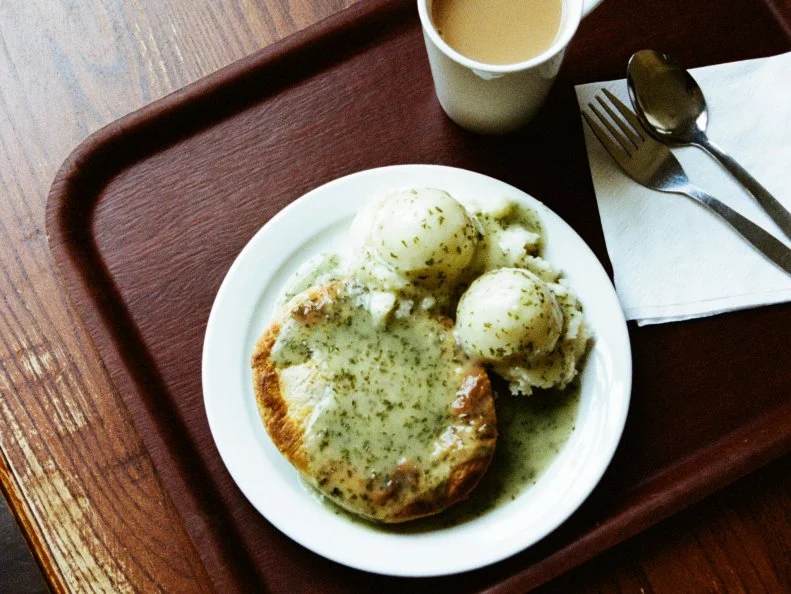 Pie and mash with eels and liquor is about as British as you can get, even if lots of modern-day Brits haven't got round to actually trying the stuff. Londoners have been munching pies since the 1700's, when tray-laden piemen would walk the city streets. Early pies were filled with eels from the River Thames, which were spiced and cooked in stock, before meeting their pastry crust. Pies became even more popular during the industrial revolution, and a surge of new pie joints opened, though eels became too expensive and were replaced with meat. Alfred Goddard opened the first Goddards outpost in South London's Deptford in 1890, so the family has had a bit of time to perfect their trade. Whatever pie you opt for, add stewed or jellied eels for the full effect. To finish, opt for sweet pies filled with fruit; a variety of crumbles, drenched in custard; bread and butter pudding, and chocolate sponge pudding – with a cup of tea, natch.