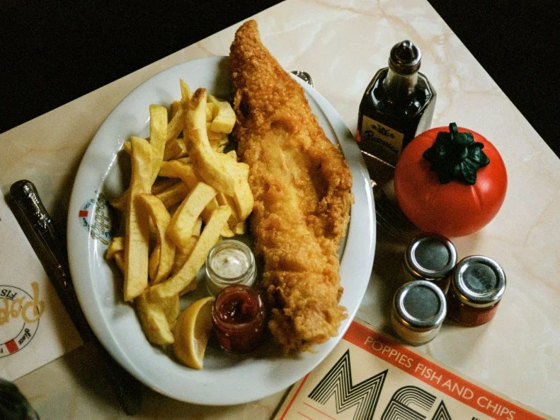 Fish and Chips from Poppie's Fish and Chips in London