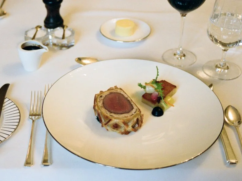 For Michelin-starred dishes as pretty as an English country garden, look no further than The Dining Room, at the smart Goring Hotel. The Goring has always been good at life: When it opened in 1910, it was the world's first hotel to offer ensuite bathrooms and central heating. Today's dining room is designed by David Linley, including Swarovski chandeliers, and walls dressed with hand-woven Gainsborough Silks. It's also home to one of the capital's largest private gardens (where afternoon tea is served in splendour). The elegant restaurant is one of the last places in London where you can admire roast rib of beef being carved on a silvery trolley. A meal here is a whistlestop tour across the UK: to Cornwall, via the fish and Clarence Court eggs; to Lincolnshire for the sausages; to Kent and East Sussex via the Romney Marsh lamb; to Loch Fyne for the kippers; to Hereford for the beef, and so on...