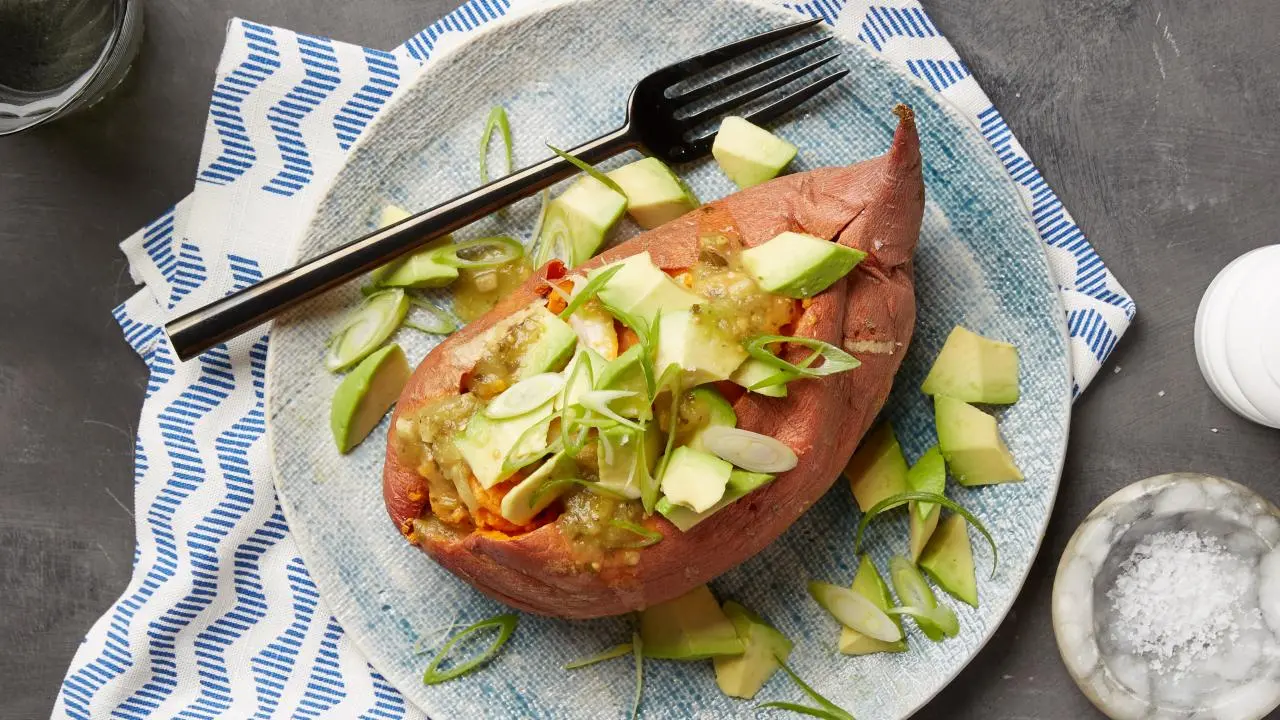 Chicken Stuffed Sweet Potatoes