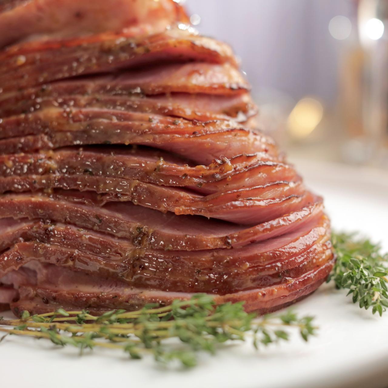 Honey Pineapple Mustard Glazed Ham