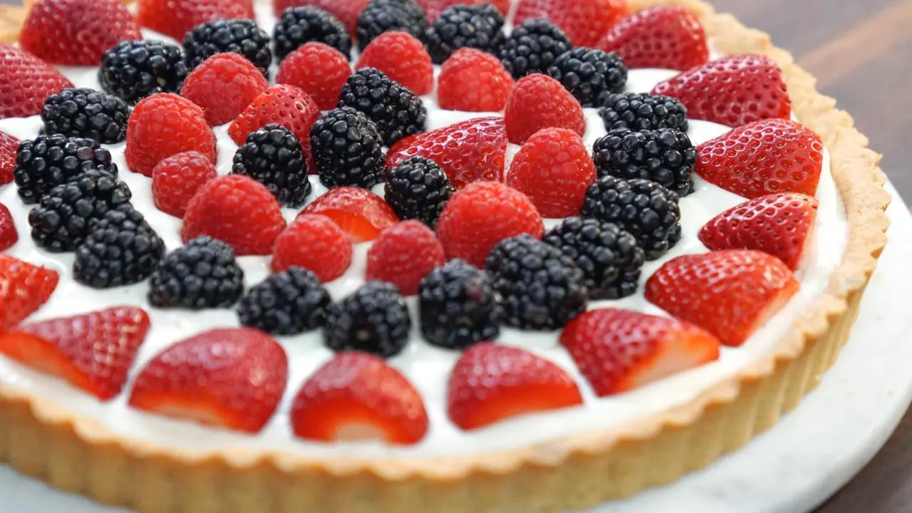 Mixed Fruit Tart Recipe | Valerie Bertinelli | Food Network