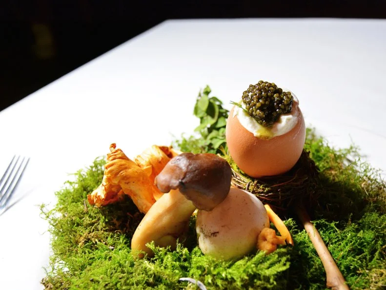 The ultimate symbol of a special occasion for many Seattleites is also one of the city’s smallest. Chef Thierry Rautureau’s most recognized dish in his 35-year culinary career: a scrambled egg served in its own shell, topped with a dollop of lime crème fraiche and white sturgeon caviar. It was the luxurious start to thousands of tasting menus at his beloved restaurant Rover’s, and now it’s come back to life with Thierry’s newest restaurant, Loulay. The eggs come from a woman named Alice on Vashon Island, whom Chef credits for raising very happy chickens, because of their vibrant, beautiful yolks.