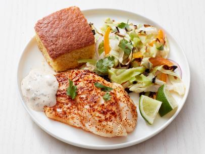Chili-Spiced Cod with Roasted Cabbage Slaw-image