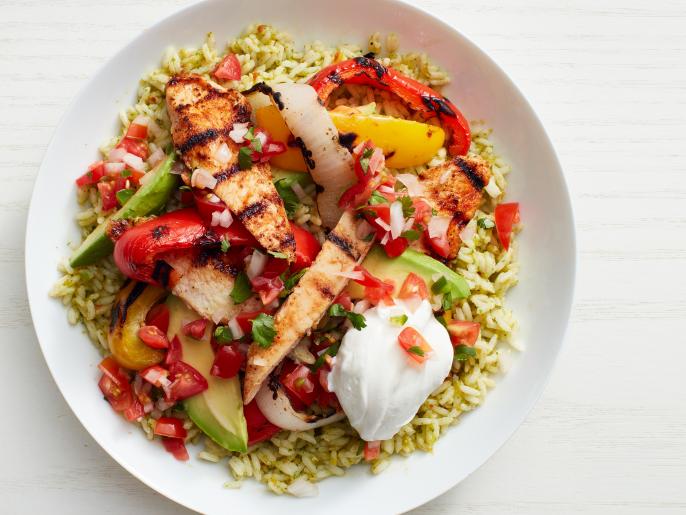 Turkey Fajita Rice Bowls Recipe Food Network Kitchen Food Network