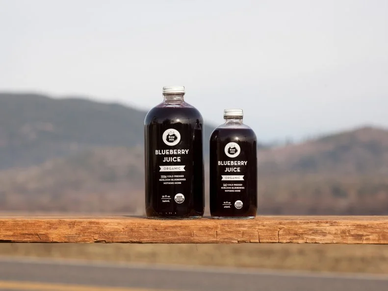 North of Seattle lies Skagit Valley’s oldest blueberry farm, Bow Hill Blueberries, run by a small family committed to preserving heirloom blueberries organically. In fact, the cold-pressed juice is pure blueberry. No filler. Once the juice is extracted, the skins are dried and macerated and made into a powder, which is ideal for smoothies, oatmeal, ice cream or nearly anything. The heirloom berries have a thicker skin and intense purple color, making the cold-pressed juice a glassware stunner that’s perfect for cocktails.
