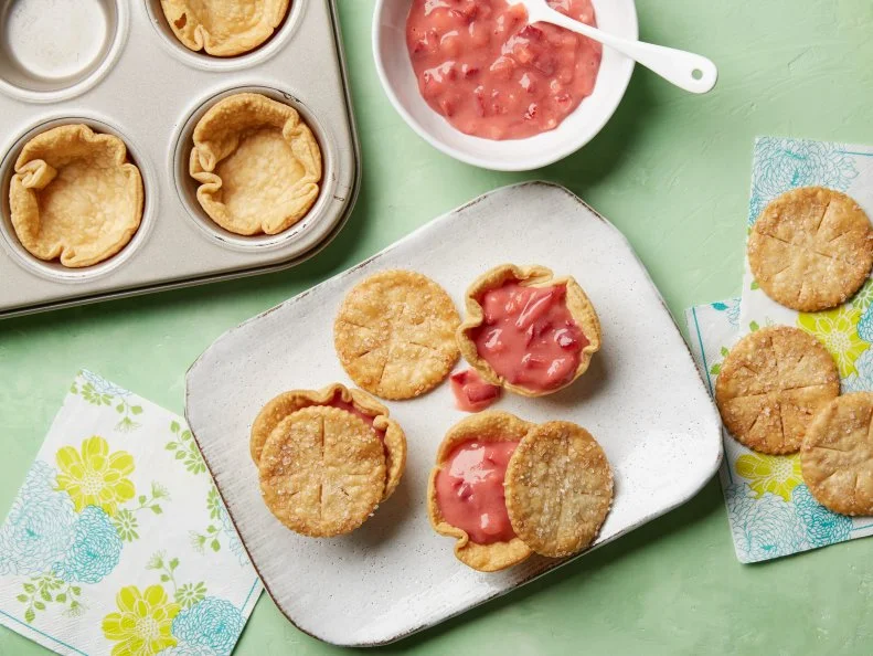 Food Network Kitchen’s Muffin Tin Straweberry Pies, as seen on Food Network.