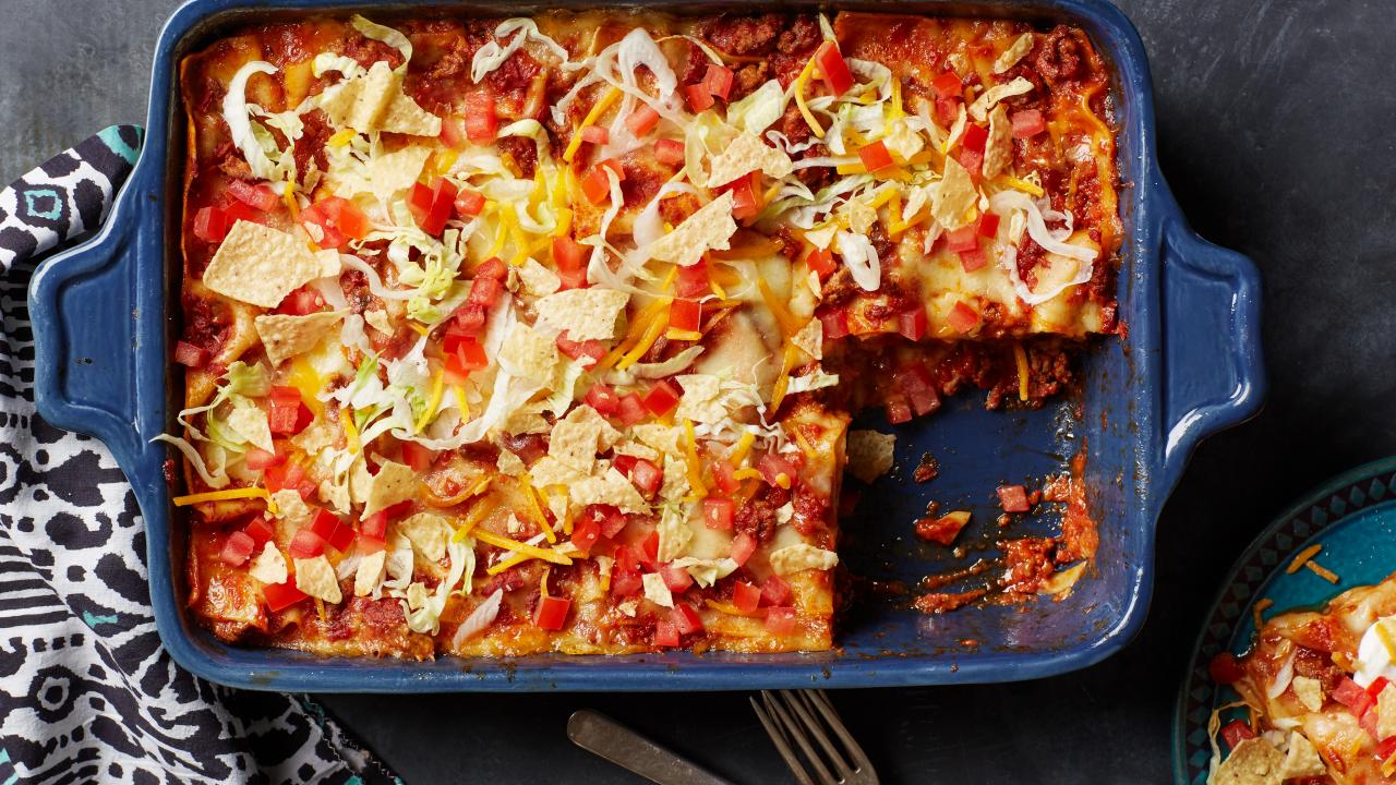 Taco Lasagna Recipe | Food Network Kitchen | Food Network