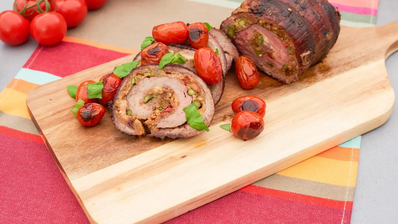 Grilled Stuffed Braciole