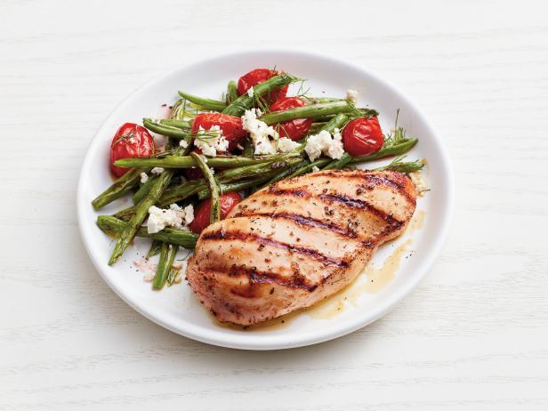 Greek Grilled Chicken with Green Beans Recipe  Food 