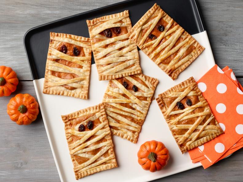 Food Network Kitchen’s Mummy Hand Pies for Food Network Snapchat recipes, as seen on Food Network.