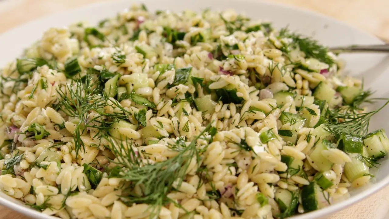 Herbed Orzo with Feta