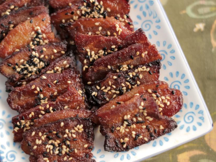 Brown Sugar Sriracha Bacon Bites Recipe Valerie Bertinelli Food Brown Sugar Sriracha Bacon Bites Recipe Valerie Bertinelli Food Network