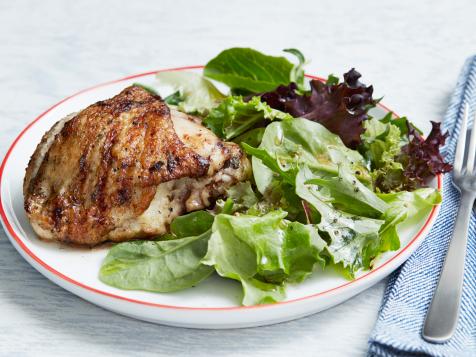 Lemon and Garlic Grilled Chicken Thighs