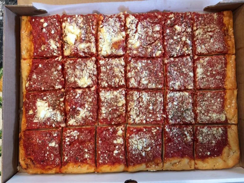 New York City has thin crust pizzas; Utica has thick and chewy tomato pie. Created by Italian-Americans right around the cusp of the 19th and 20th centuries, tomato pie is a far cry from the pizza popularized in the Big Apple — its more closely related to Sicilian pizza than anything else. Hefty focaccia-like dough is first covered with cheese (in many cases) and other toppings, then slathered with thick and tangy tomato sauce, and served at room temperature. Try a whole pie, half pie or a slice at Roma Sausage & Deli in Utica. Here, guests will not find a layer of mozzarella between the base and the sauce. Each one is covered with thick tomato gravy and a hearty sprinkling of Romano cheese. The bakery-deli hybrid is more of a market than a restaurant, so take these pies to-go.