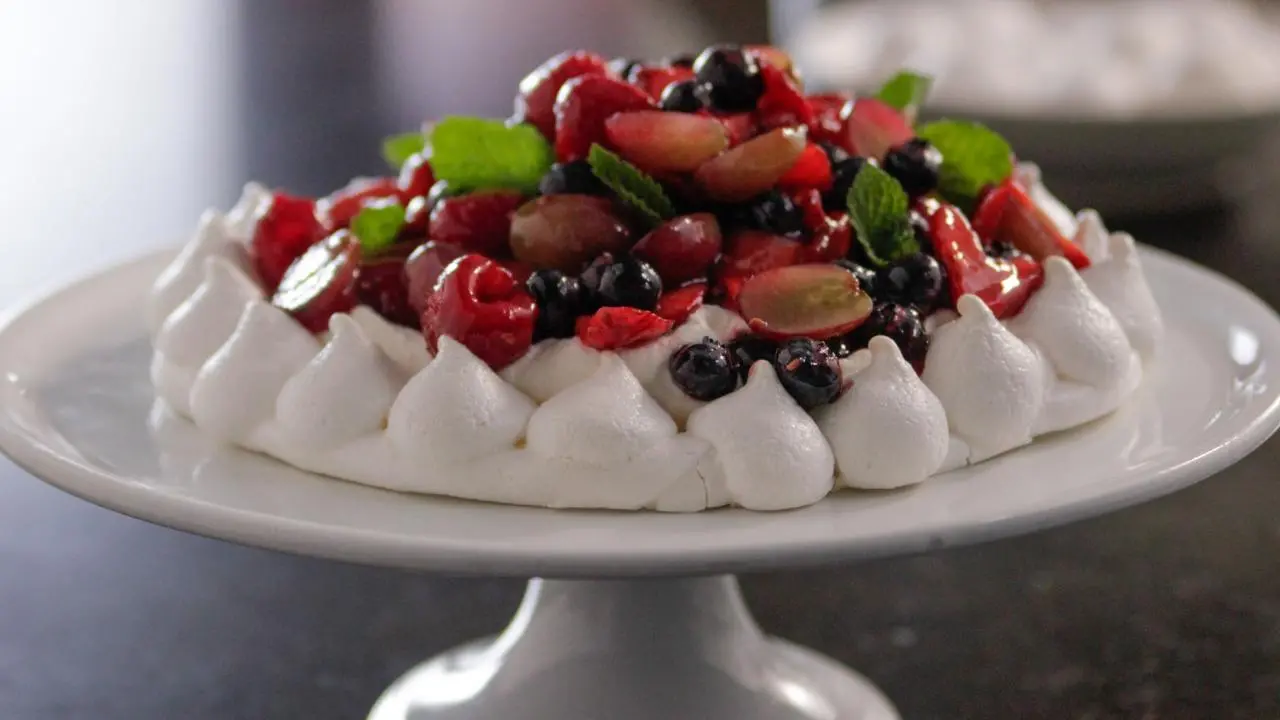 Pavlova Fruit Tart
