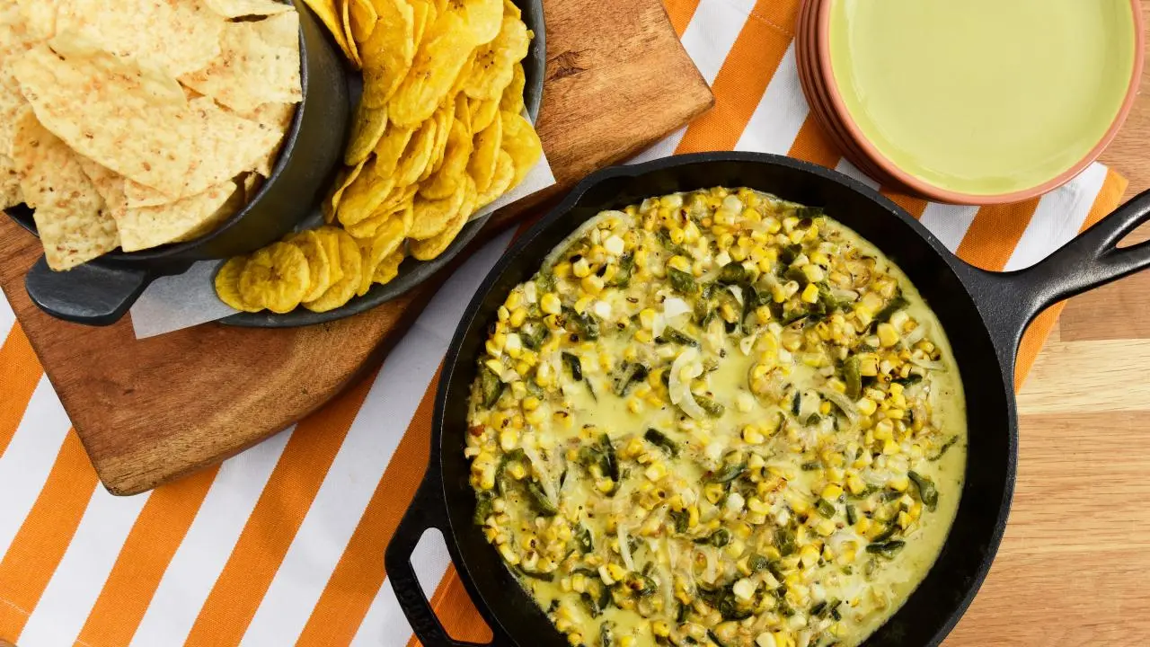 Cheesy Corn Skillet Dip
