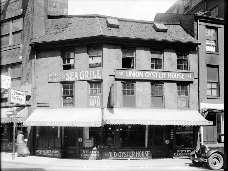 Boston's Union Oyster House, originally named Atwood and Bacon Oyster House, is the oldest continuously operated restaurant in the entire United States. Located near the famous Faneuil Hall and Quincy Market, also a great culinary destination, the restaurant is housed in a historic 1717 brick building and first saw customers in 1826. Aside from John F. Kennedy, who frequented the place when in Boston, Daniel Webster was a regular, ordering a half-dozen oysters at a time, often up to six plates, which he would chase with brandy and water. Today people come for shrimp cocktail, classic Boston clam chowder, lump crab cake, lobster rolls, fresh-shucked oysters and a variety of local fish.