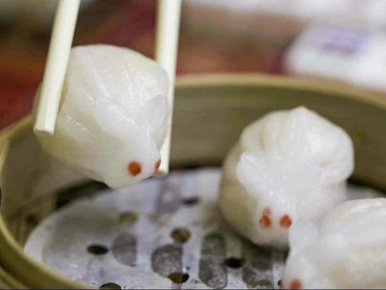 In the 1840s the California Gold Rush caused the first wave of Chinese immigrants to land in the city of San Francisco. Some who emigrated opened Chinese dim sum houses. The oldest continuously operating Chinese restaurant in the United States, and the first dim sum house, Hang Ah Tea Room, opened its doors in 1920 at 1 Pagoda Pl. Tucked away in an alley, this tiny and no-frills eatery with red facade and old-fashioned beverage advertisements has seen a change of ownership during its nearly 100-year history, but it still provides an array of steamed buns â   filled with barbecued pork or egg custard â   and dumplings that are fried, steamed or filled with soup.