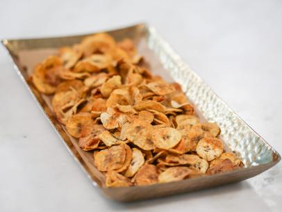 Jerk Spiced Baked Plantain Chips
