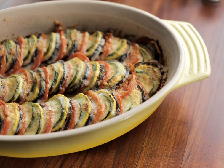 End of Summer Vegetable Gratin Recipe Valerie Bertinelli Food Network