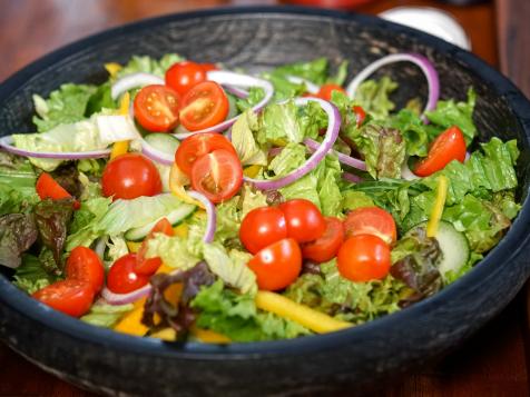Simple Green Salad with Champagne Vinaigrette