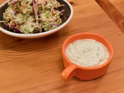 A light yogurt dressing for cole slaw, as seen on Food Network's The Kitchen.