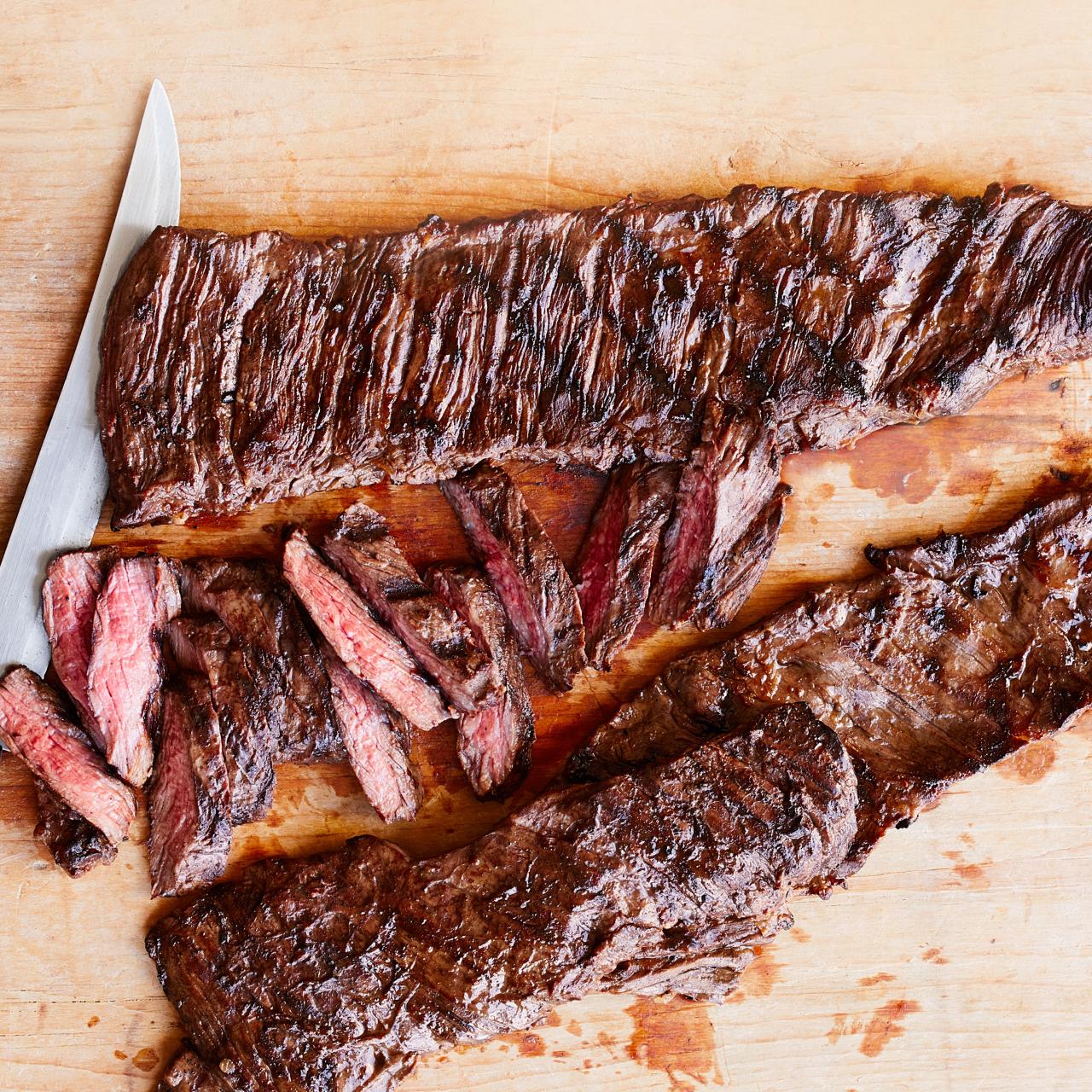 Beer Marinated Grilled Skirt Steak