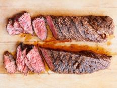 "Hanger steak can get tough if you cook it too long, but I love how yummy it tastes with a great marinade," says Anne.
