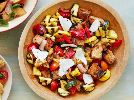 Grilled Vegetable Panzanella Recipe | Food Network Kitchen | Food Network