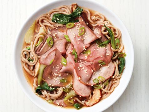Soba Soup with Roast Beef