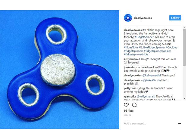 Someone Has Made an Edible Fidget Spinner