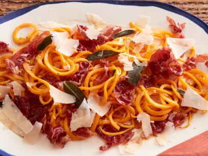 Food Network Kitchen’s Butternut Squash Noodles with Prosciutto and Sage.