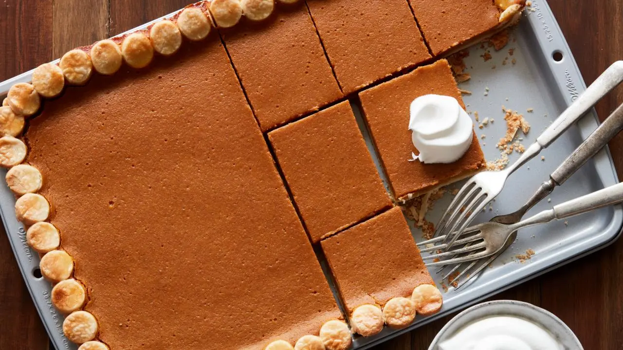 Pumpkin Pie in a Sheet Pan