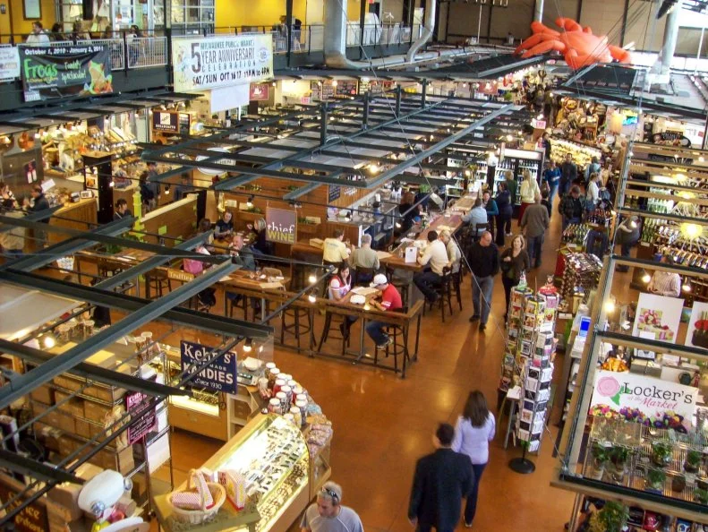 Mimicking Seattle’s Pike Place Market, Milwaukee’s only food hall celebrates its 12th anniversary this year. Specialties of the Dairy State — like artisan cheese, six packs of craft beer, and jars of pickles and mustards — are sold at Milwaukee Public Market as take-home souvenirs, but one can also grab a meal in-house. One example is at St. Paul Fish Market, where a Maine-lobster feast ($15.95) is served at the bar. For differing palates in a group, grab a table at Thief Wine in the middle of the market, where food can be brought in from market vendors for no fee to enjoy with wines. For an extensive selection of Wisconsin cheese, even locals travel across town to shop at West Allis Cheese & Sausage Shoppe, a cheesemonger with at least 200 varieties, including the award-winning producers Mobay from Carr Valley and Pleasant Ridge Reserve from Uplands Cheese Company.