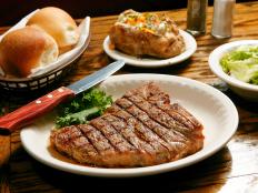 <p>You know they're seriously cranking it out when every steak goes through a needling machine, guaranteeing it'll be tender. Get the "Presidential Choice" T-Bone Steak, named after President Bush Sr., who ordered it while visiting the steakhouse. Or try the popular Pepper Steak with peppercorn sauce.</p>