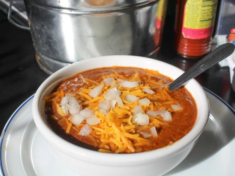 Chili and tamale wagons first rolled past the Red River shortly after the Land Rush of 1889. A century later, a restaurant survey concluded chili was one of the state’s three most-popular dishes, along with chicken-fried steak and barbecue. Ike's Chili Parlor was opened in Tulsa in 1908 by Ike Johnson and today serves chili made from the same secret recipe by the bowl or over spaghetti or tamales. Will Rogers, who once called chili “a bowl of blessedness” famously turned down a banquet meal at the Mayo Hotel in Tulsa because "I can always eat chicken, but I can't always eat at Ike’s.”