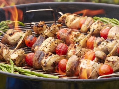 Napa Grilled Chicken Kebabs