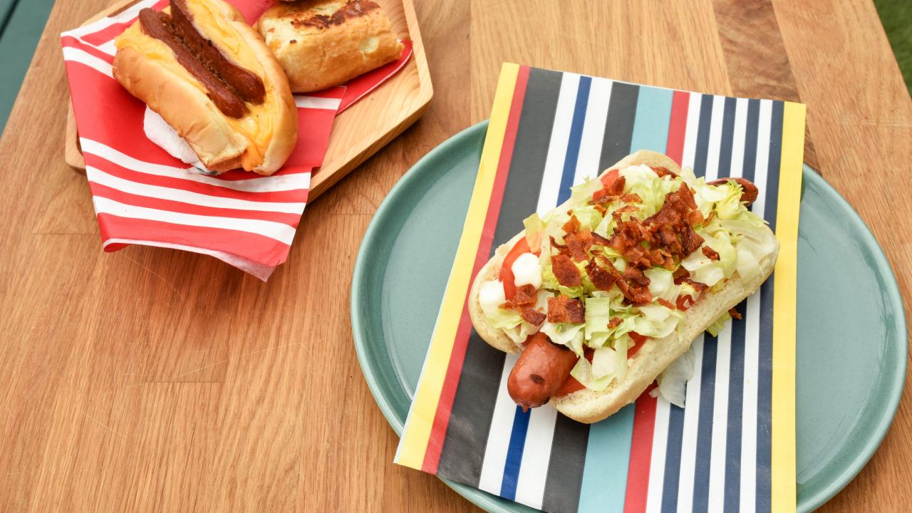 Sunny Anderson's BLT Hot Dogs Recipe