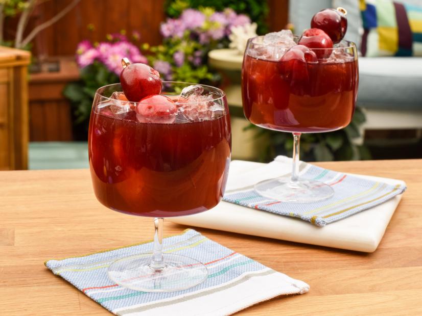A cool summer cocktail, as seen on Food Network's The Kitchen.