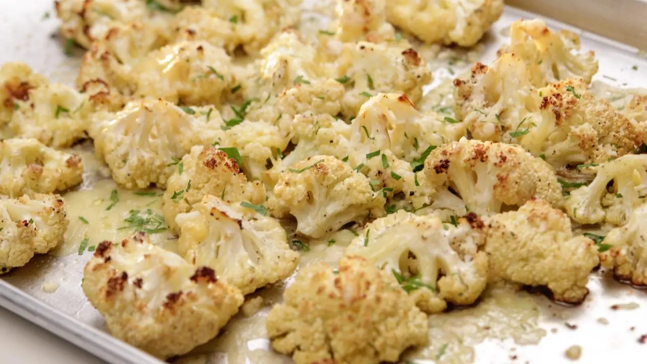 Parmesan-Roasted Cauliflower