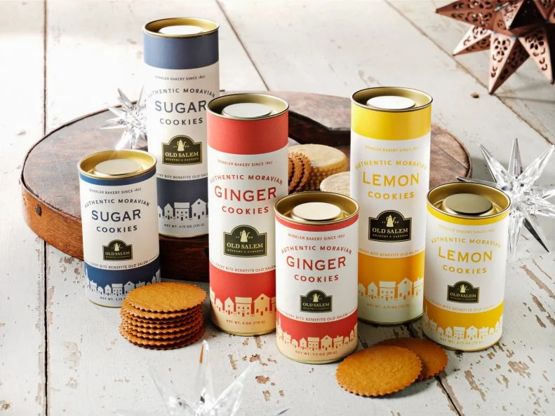 A favorite at Christmas, Moravian sugar cookies are impossibly thin wafers that date back to American Colonial times. Nab them in Old Salemâ  s living history village, where theyâ  re made by bakers garbed in period costumes at Winkler Bakery. Long-time fans still prefer the original ginger and sugar, although new flavors include pumpkin and key lime. Grab some in souvenir-style tins or steal a tip from the pros and get a bag of broken cookies â   unsalable but still delicious â   to snack on while strolling the cobblestone streets that date back to 1766.