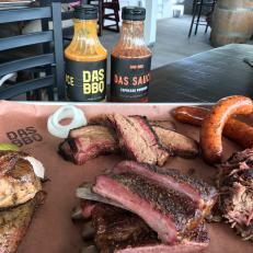 Visit any Southern state and you’re likely to get an earful about the virtues of that state’s unique brand of barbecue. At Atlanta’s DAS BBQ, pitmaster Stephen Franklin is hoping to help define Georgia’s style. “Georgia is all about pulled pork and pork ribs, in particular, pulled pork sandwiches and whole hogs. I think Georgia owns smoked pork, hands down,” he says, citing several Georgia-based champions, including Chef Myron Mixon. The counter-service restaurant in Atlanta’s Westside neighborhood has two massive smokers, from which they produce mouth-watering pulled pork, ribs and pork sausage, best served with their mustard-based peach barbecue sauce. If you order his highly recommended beef brisket instead, pair it with the restaurant’s house-made red sauce, a sweet-tangy tomato-based sauce, infused with Octane Coffee espresso. Save room for a side of tangy collard greens, macaroni and cheese, and white chocolate banana pudding for dessert.