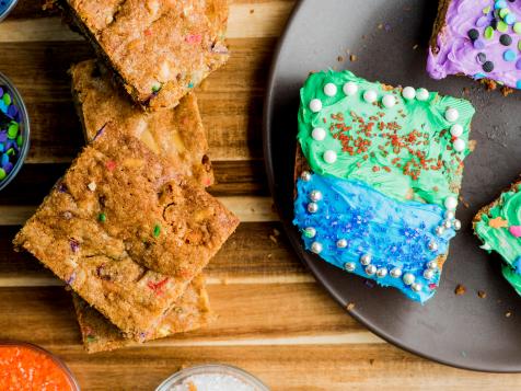 Birthday Cake Blondies